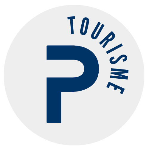 Padel Tourisme Logo Gris e Bleu - Padel Tunisie